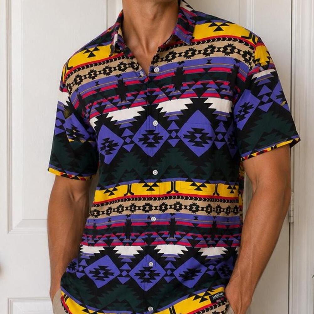 Wesc mens xl multicolored aztec